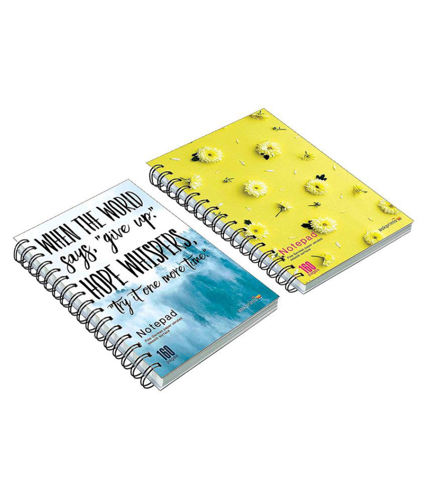 unruled notebooks