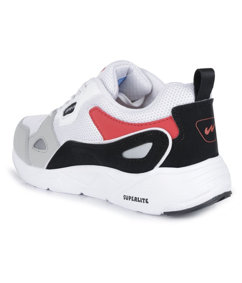 Campus WISDOM White Running Shoes Buy Campus WISDOM White Running