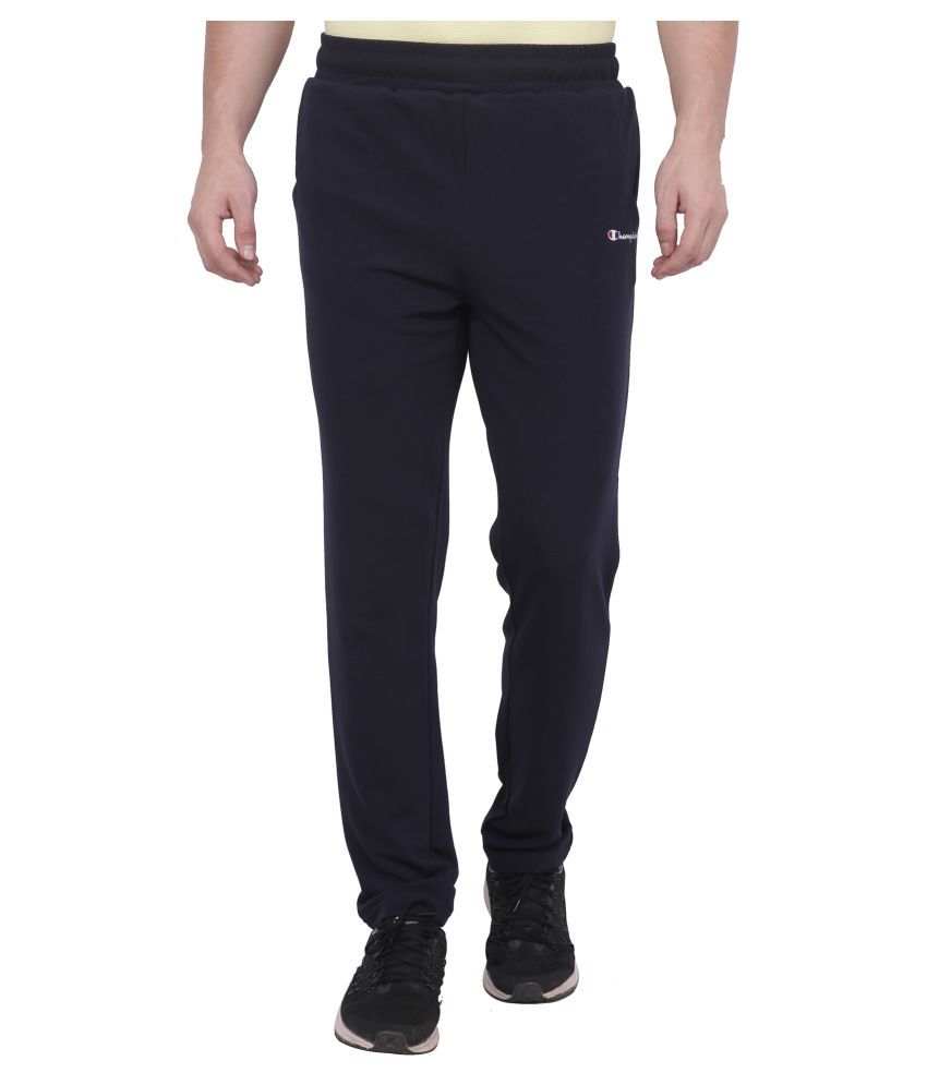 Champion Navy Polyester Trackpants Pack of 1 - Buy Champion Navy ...