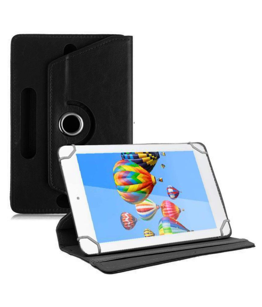 Digiflip Pro Et701 Tab Flip Cover By TGK Black Cases & Covers Online