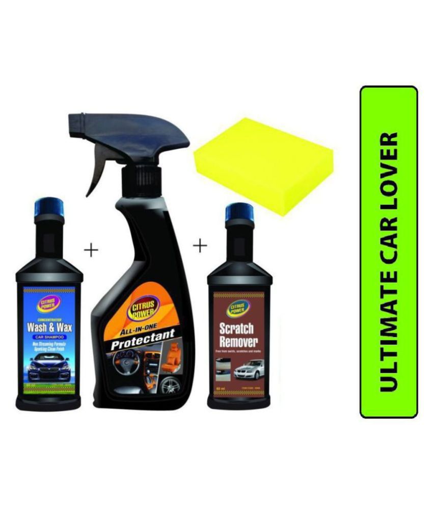 Citrus Power Car Interior And Exterior Lover All In One Protactant Kit Scratch Remover Removing Scratch Minor Pack Of 4