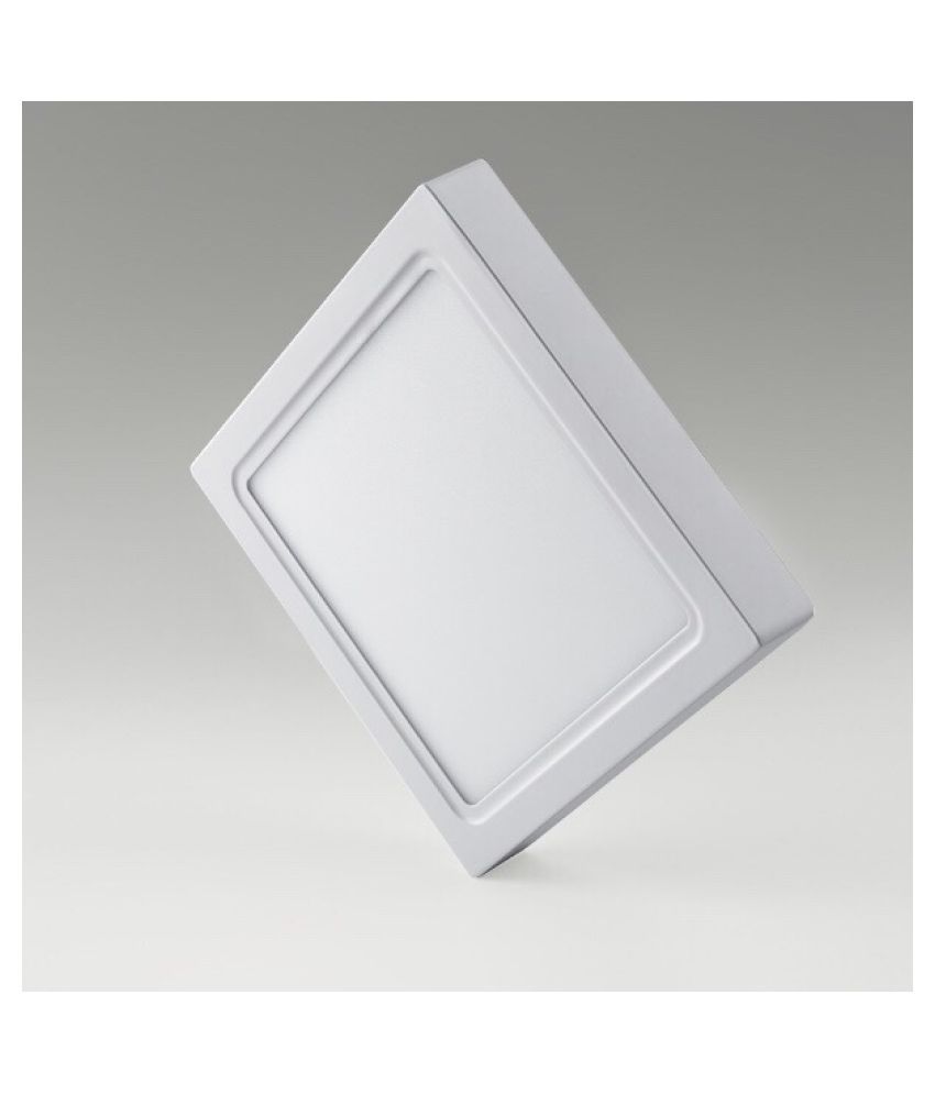 Satyam 12w Square Ceiling Light 14 Cms Pack Of 1