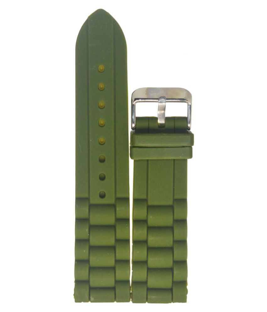 Kolet® 24mm Silicone Watch Strap/Watch Band (Military  