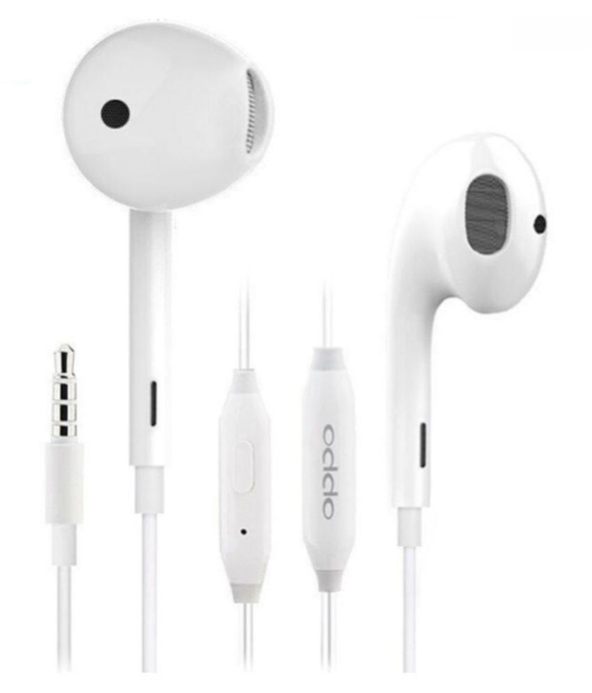 Oppo Oppo New Modal Earphone Ear Buds Wired Earphones With Mic - Buy