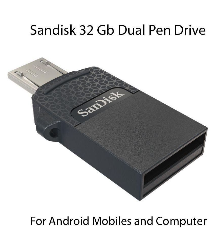     			SanDisk  Dual 32GB USB 3.0 OTG Pendrive Pack of 1