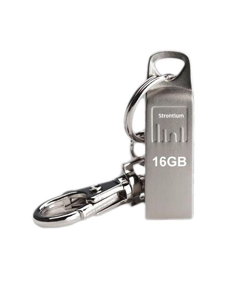 Strontium Ammo 16 GB USB 2.0 Pen Drive (Silver)