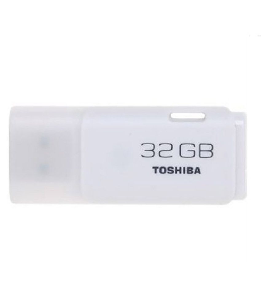     			Toshiba Hayabusa 32GB USB 2.0 Pen Drive (White)