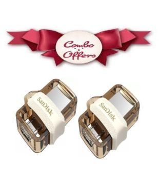 SanDisk Ultra OTG M3.0 32 GB USB 3.0 OTG Pendrive Pack of 2