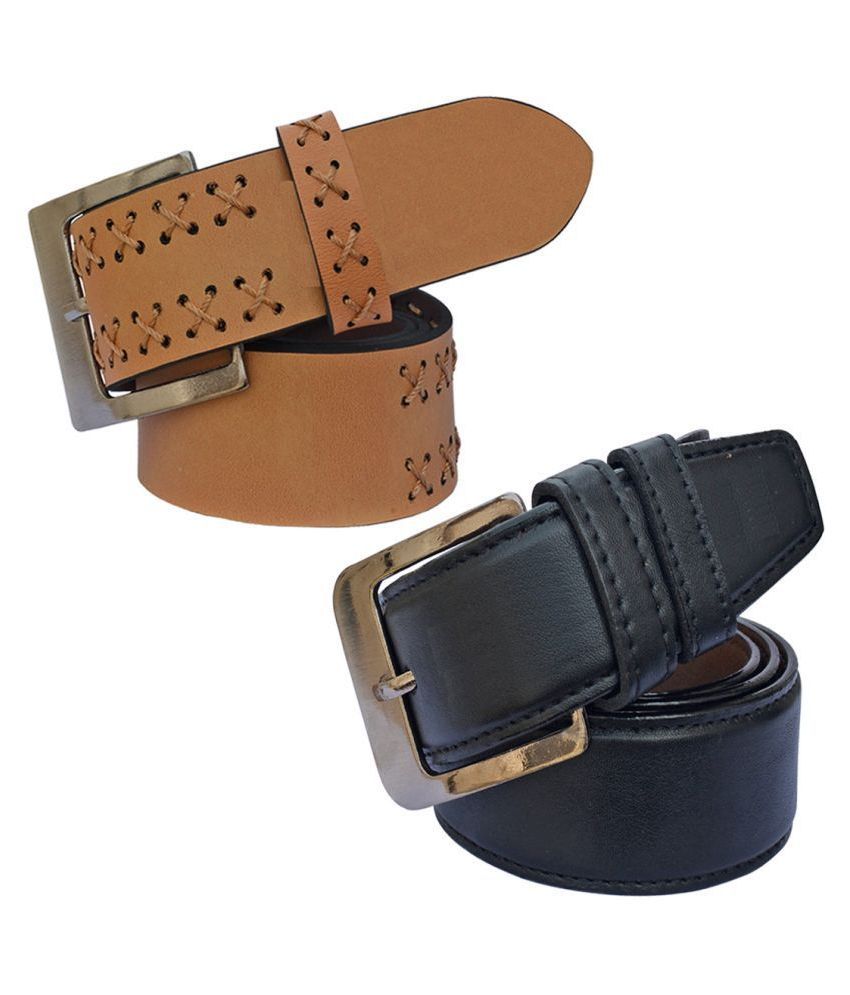 SUNSHOPPING Multi PU Casual Belt: Buy Online at Low Price in India ...