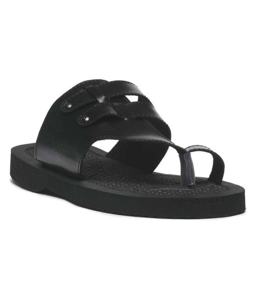 paragon black slippers