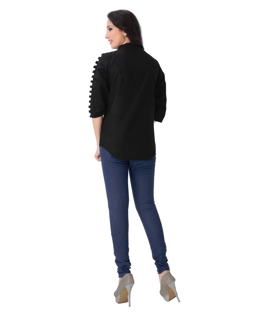 black rayon shirt mens