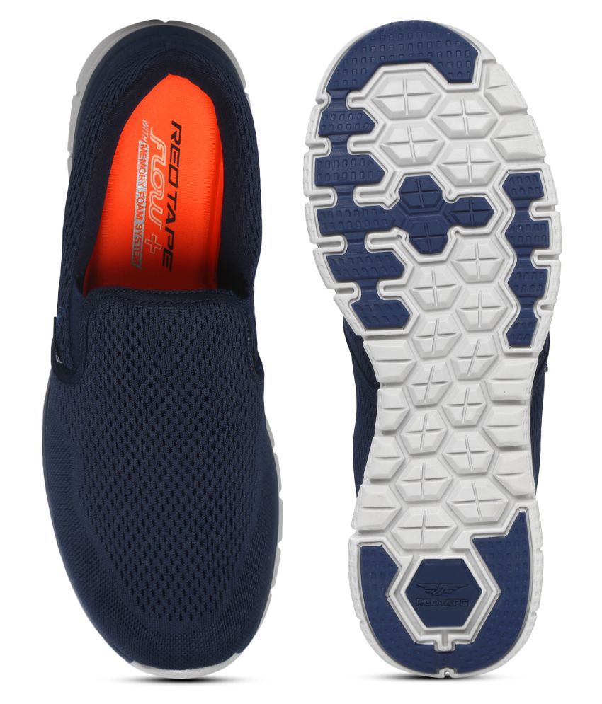 red tape men's navy walking shoes