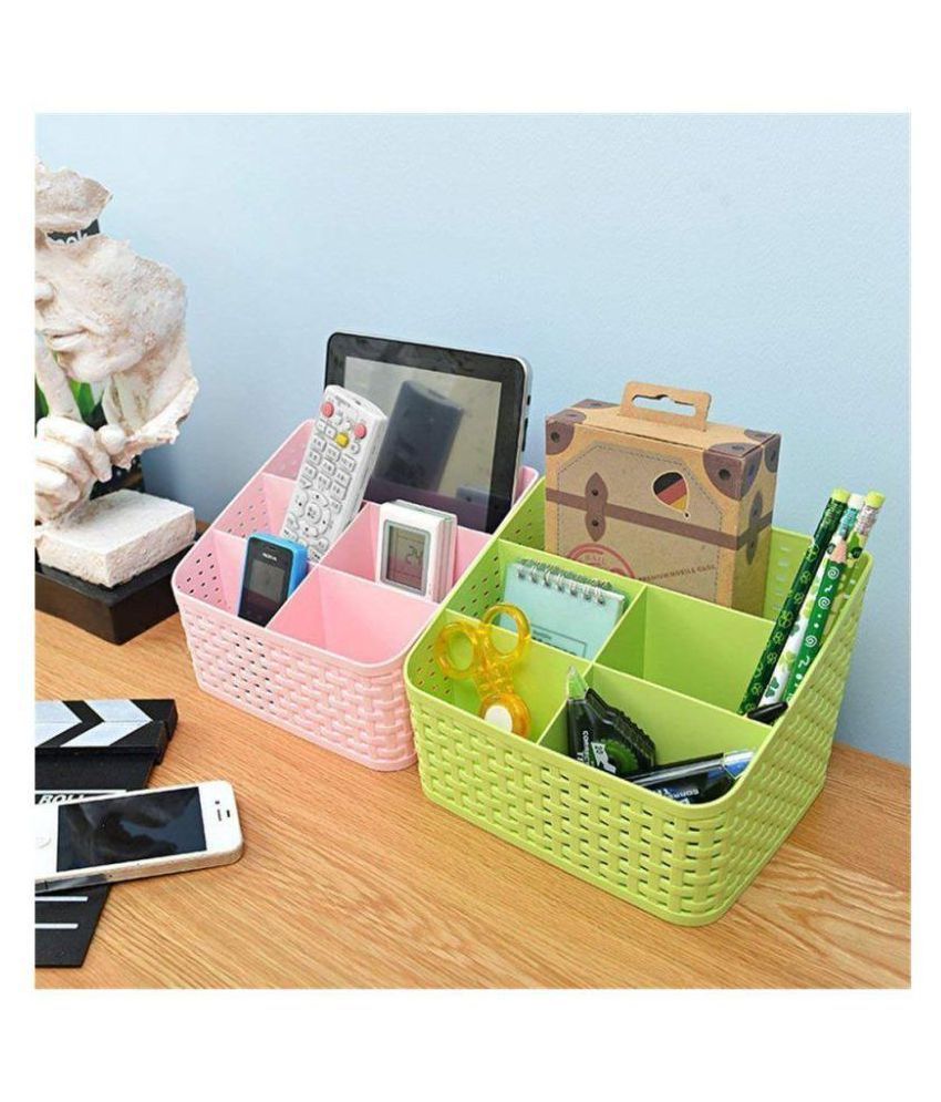 MultiSegment Hollow Basket/Storage For Home/Office(26X20X14CM)(Assorted