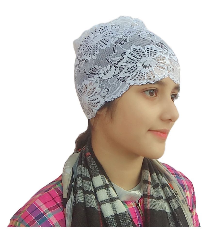 MONATI Lace Hijab Cap Headband Under scarf underscarf cap for women