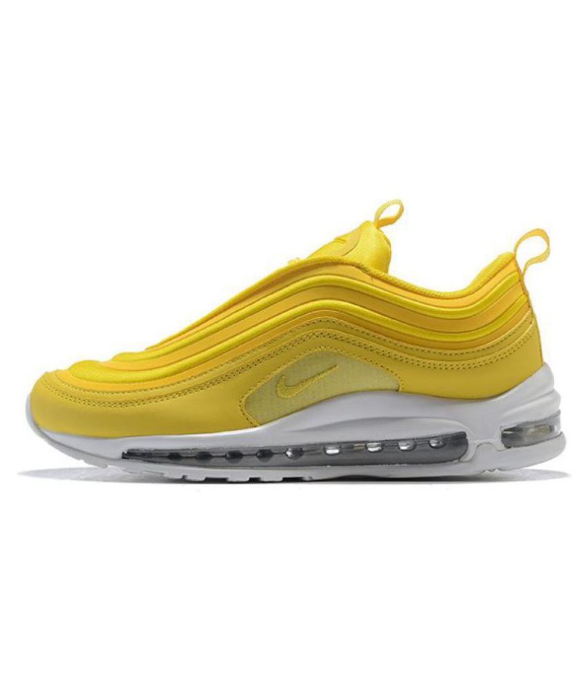 Nike Air Max 97 Yellow Running Shoes 