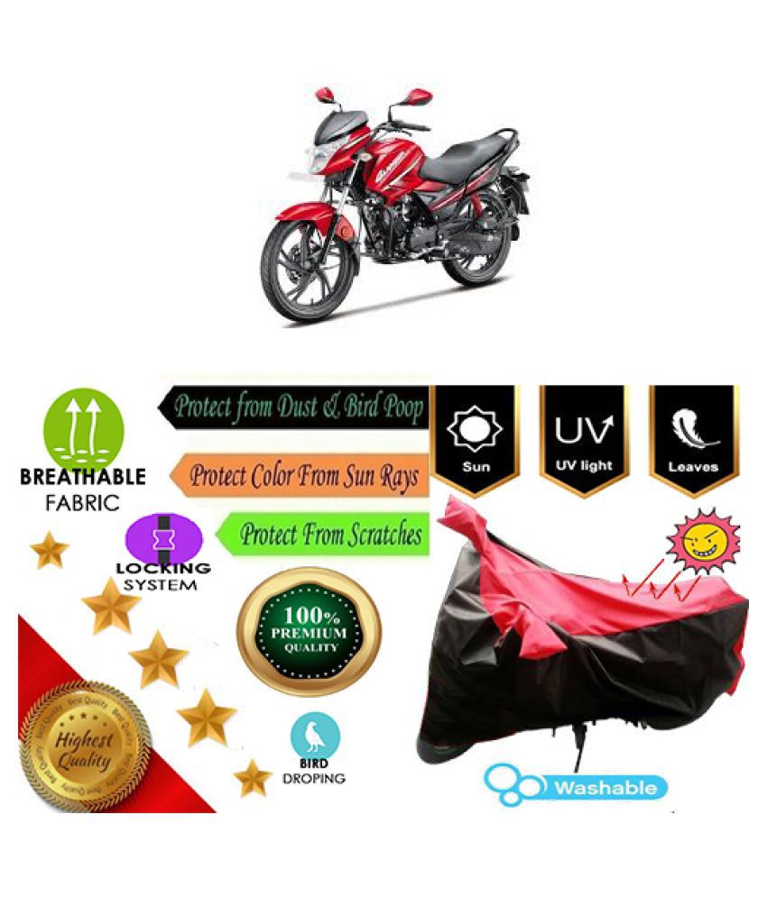 Motohunk Bike Body Cover For Hero Glamour I3s Red Black Buy Motohunk Bike Body Cover For Hero Glamour I3s Red Black Online At Low Price In India On Snapdeal