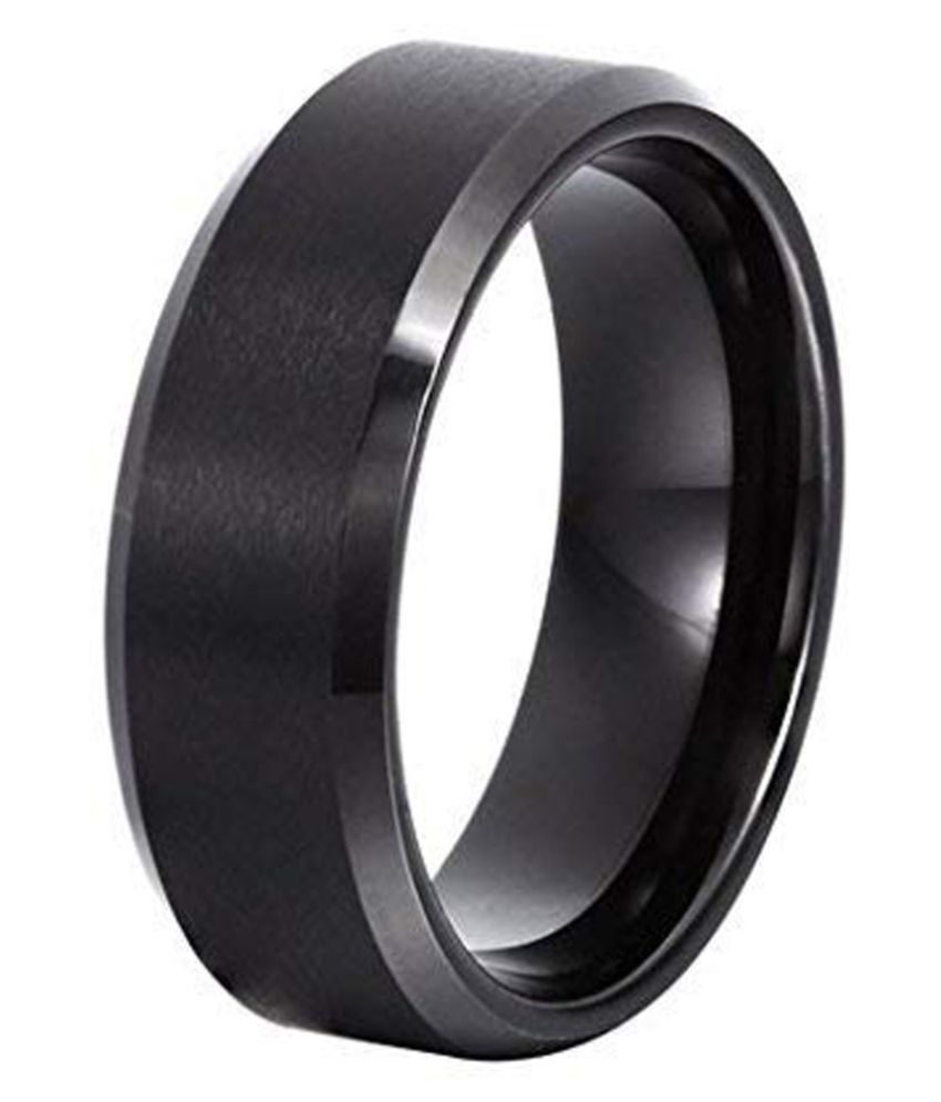 black steel rings