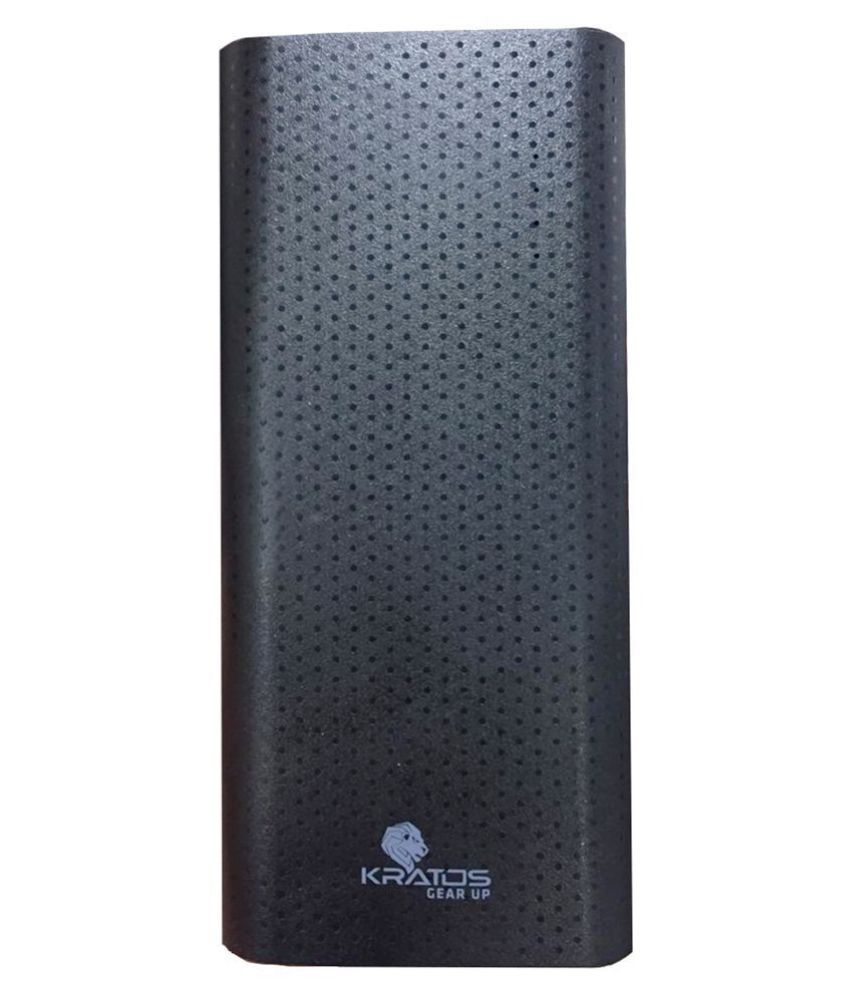 Kratos Fast Charging 10000 mAh Li Ion Power Bank Black