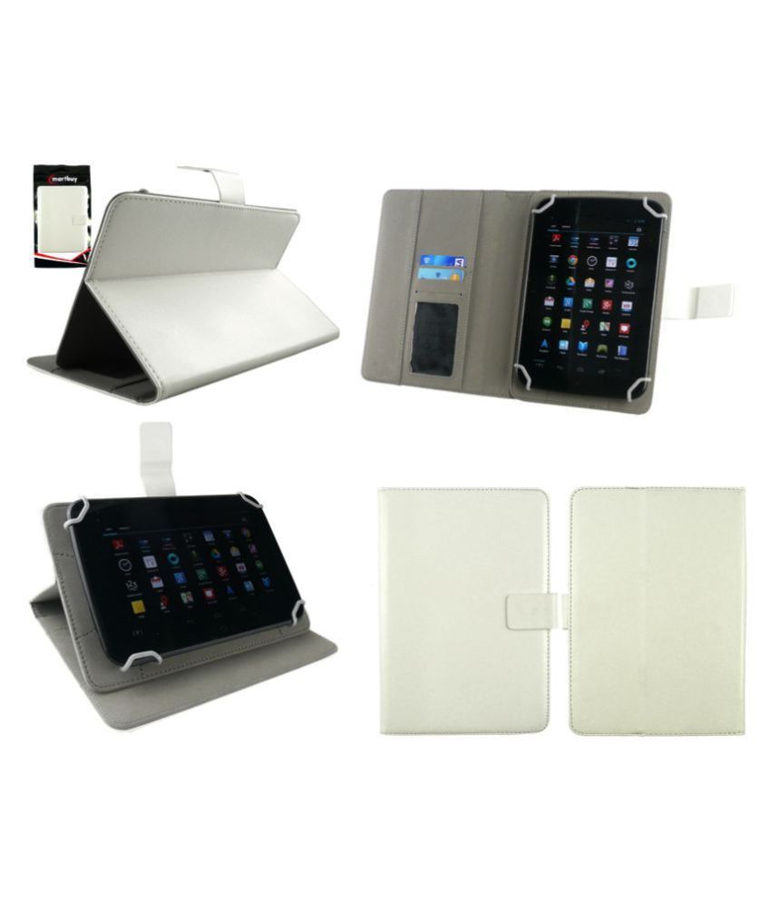 Xiaomi Mi Pad 8 Flip Cover By Emartbuy White