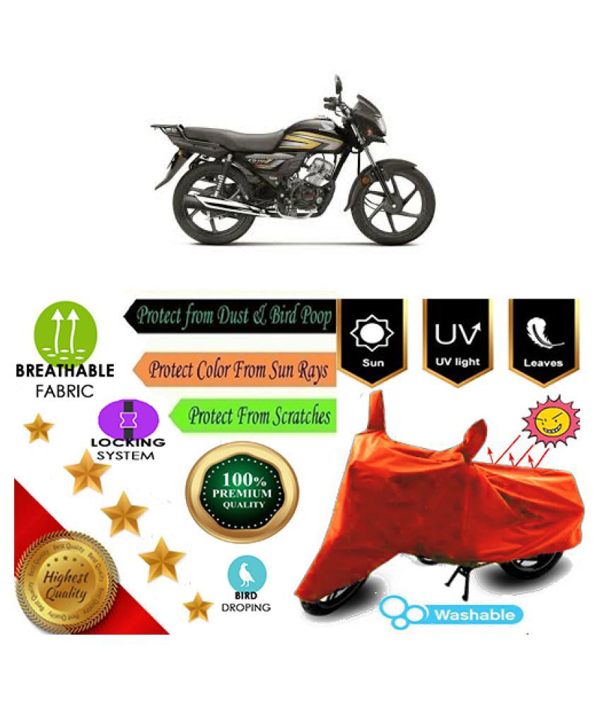 Qualitybeast Bike Body Cover For Honda Cd 100 Orange Buy Qualitybeast Bike Body Cover For Honda Cd 100 Orange Online At Low Price In India On Snapdeal