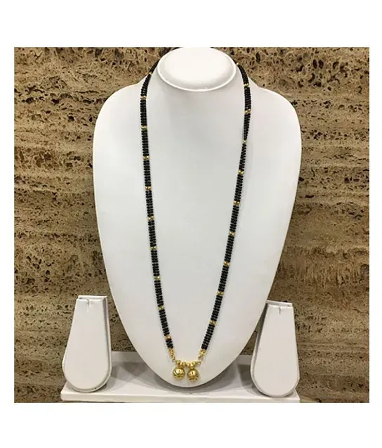 Traditional Mangalsutra with Black Beads