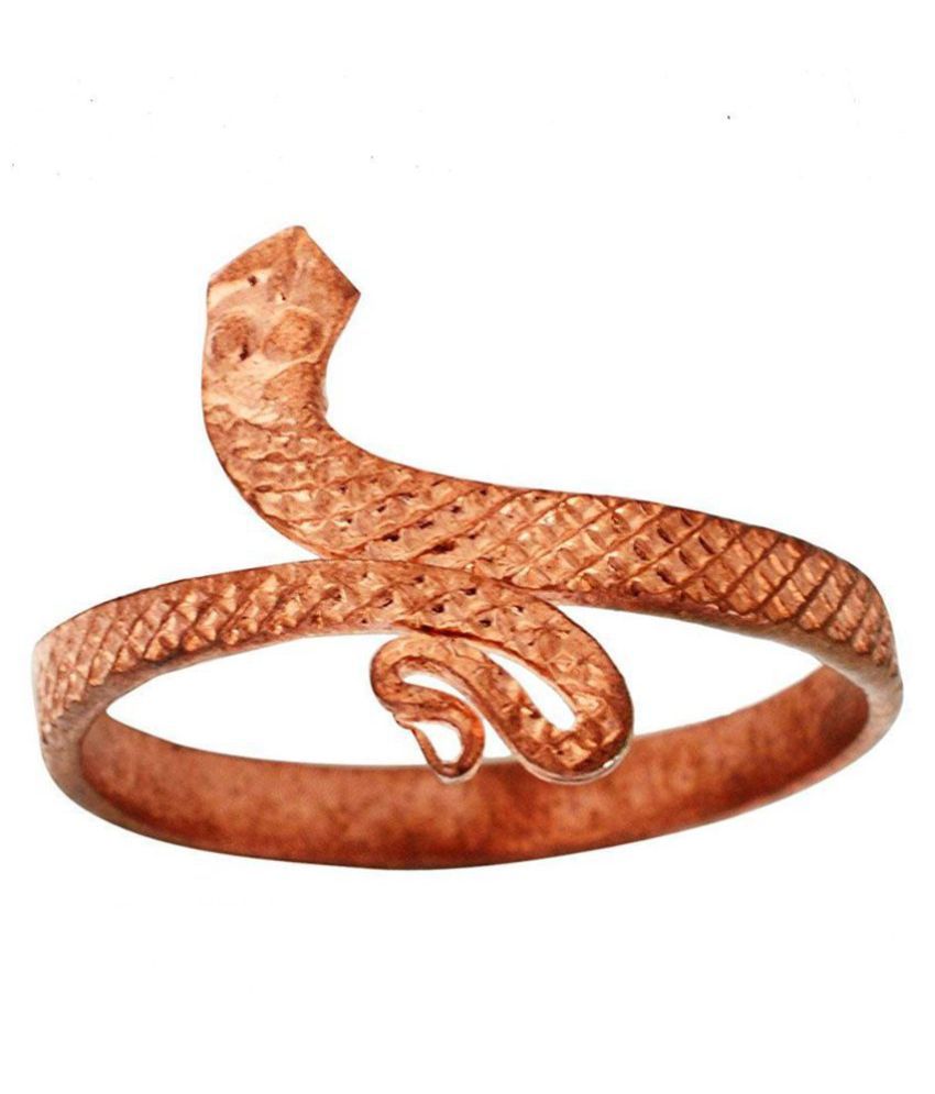     			Copper Snake Ring