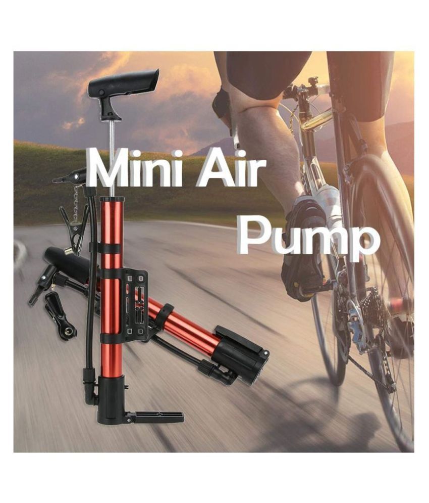 Dharmsut Portable Road Bike Bicycle Floor Pump Hand Mini Air Pump