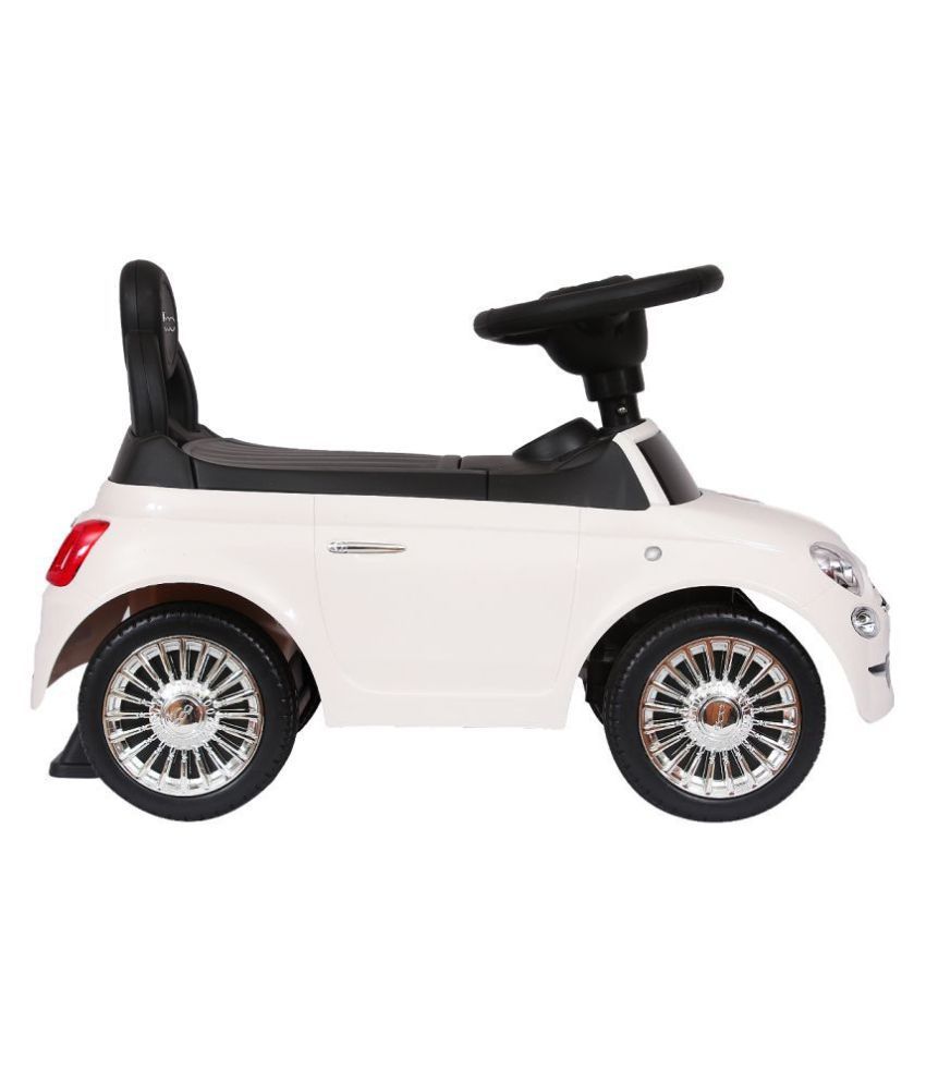 EZ' Playmates Fiat 500 car manual rideon with back rest for kids White Buy EZ' Playmates EZ' Playmates Fiat 500 car manual rideon with back rest for kids White Buy EZ' Playmates