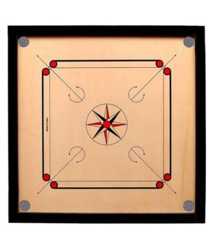 RAK FULL SIZE CARROM BOARD IN 32 INCS FULL SIZE WITH CARROM COINS Buy