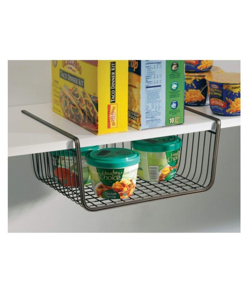 Shelf Basket Black Colour Big Size Buy Shelf Basket Black Colour Big