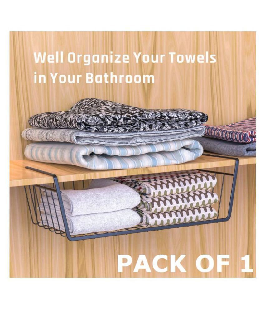 Shelf Basket Black Colour Big Size Buy Shelf Basket Black Colour Big