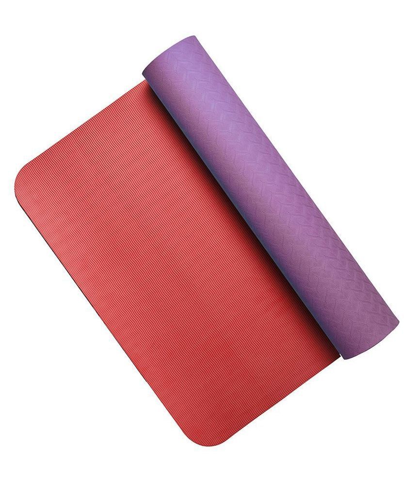 BoldFit ProGrip Luxury TPE Yoga mat with Carrying Bag (6mm) Extra