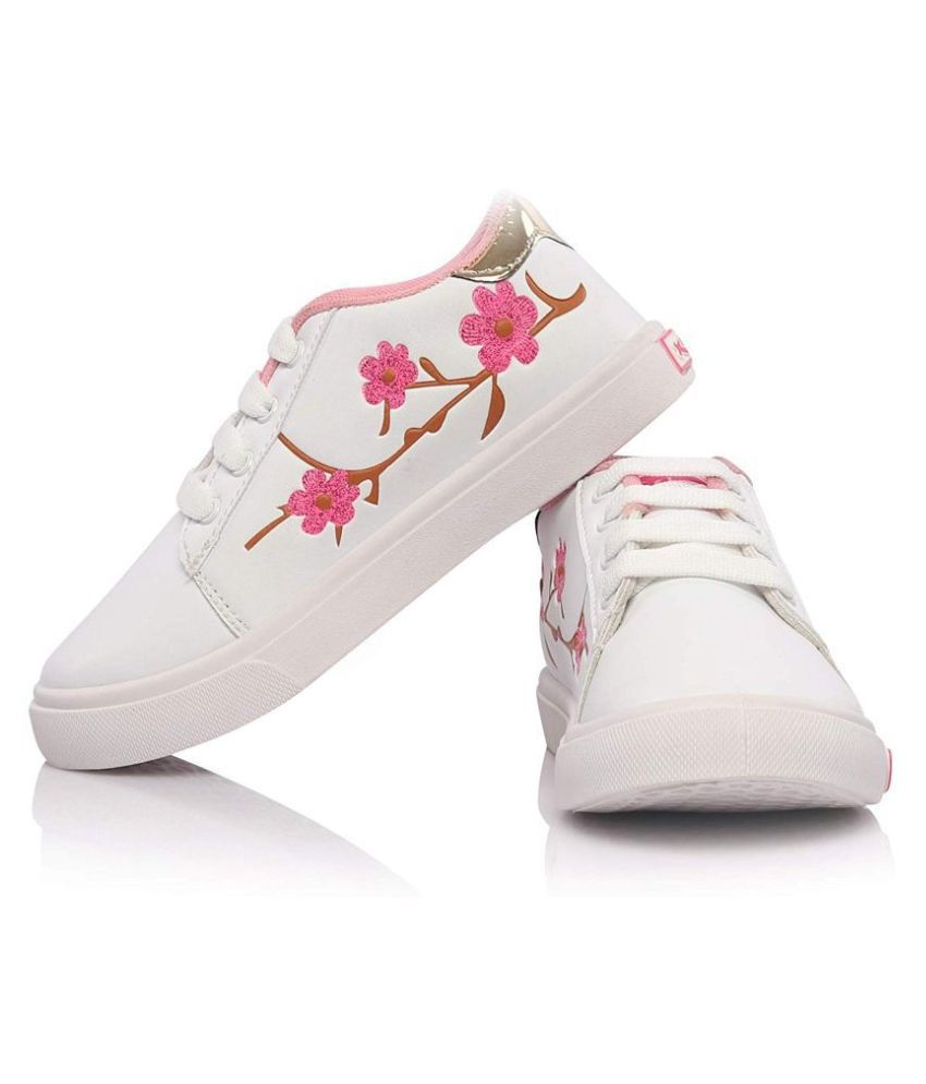 White Sneakers For Girls Price in India 