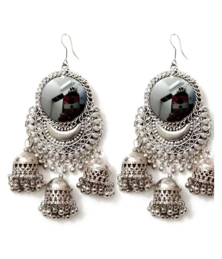 punjabi earrings silver