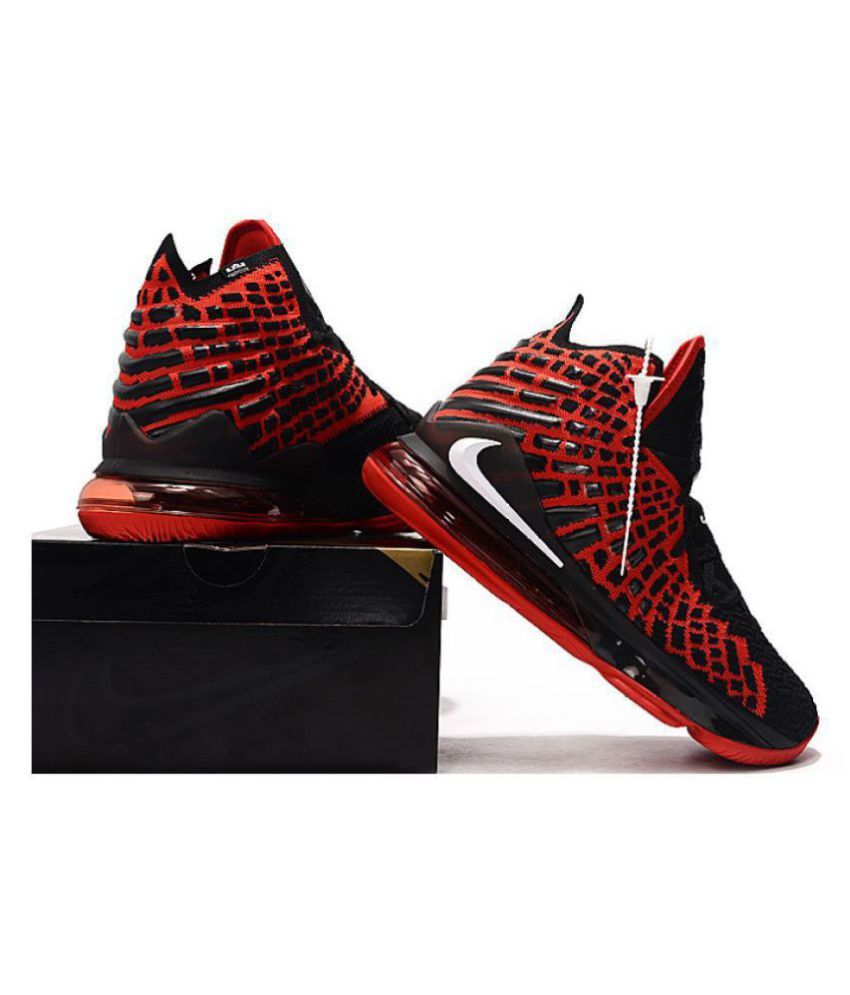 black red lebron 17