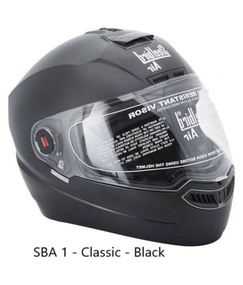 Steelbird sba1 classic Full Face Helmet Black XL Buy Steelbird sba