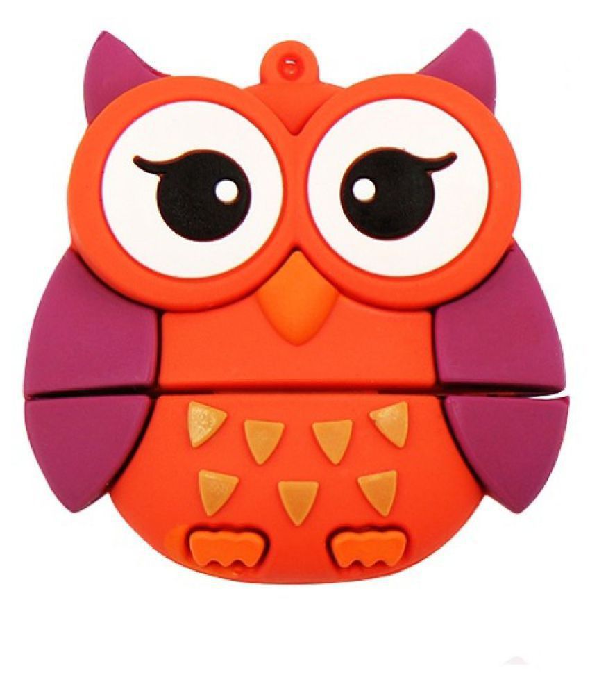     			Pankreeti PKT439 Cute Owl  64GB USB 2.0 Fancy Pendrive Pack of 1
