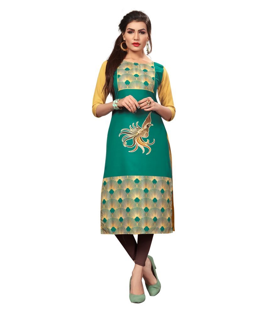     			DSK STUDIO Multicolor Crepe Straight Kurti