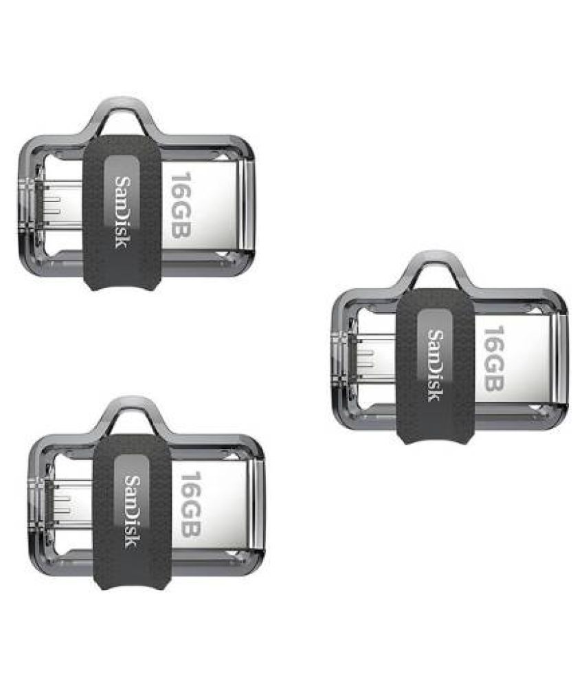 SanDisk Ultra OTG 3.0 16 GB USB 3.0 OTG Pendrive Pack of 3