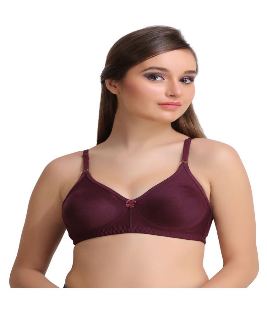     			Leading Lady Cotton T-Shirt Bra - Purple