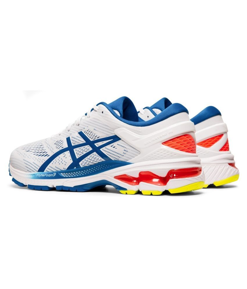 asics kayano 26 white