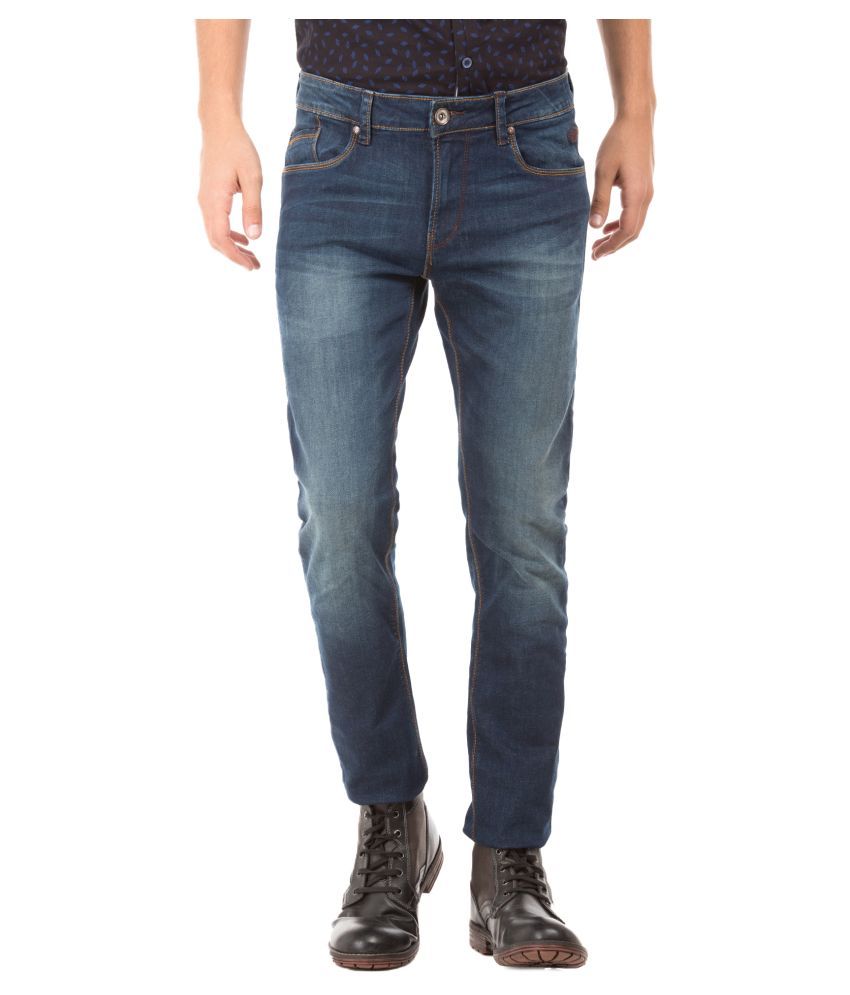 flying machine slim men blue jeans