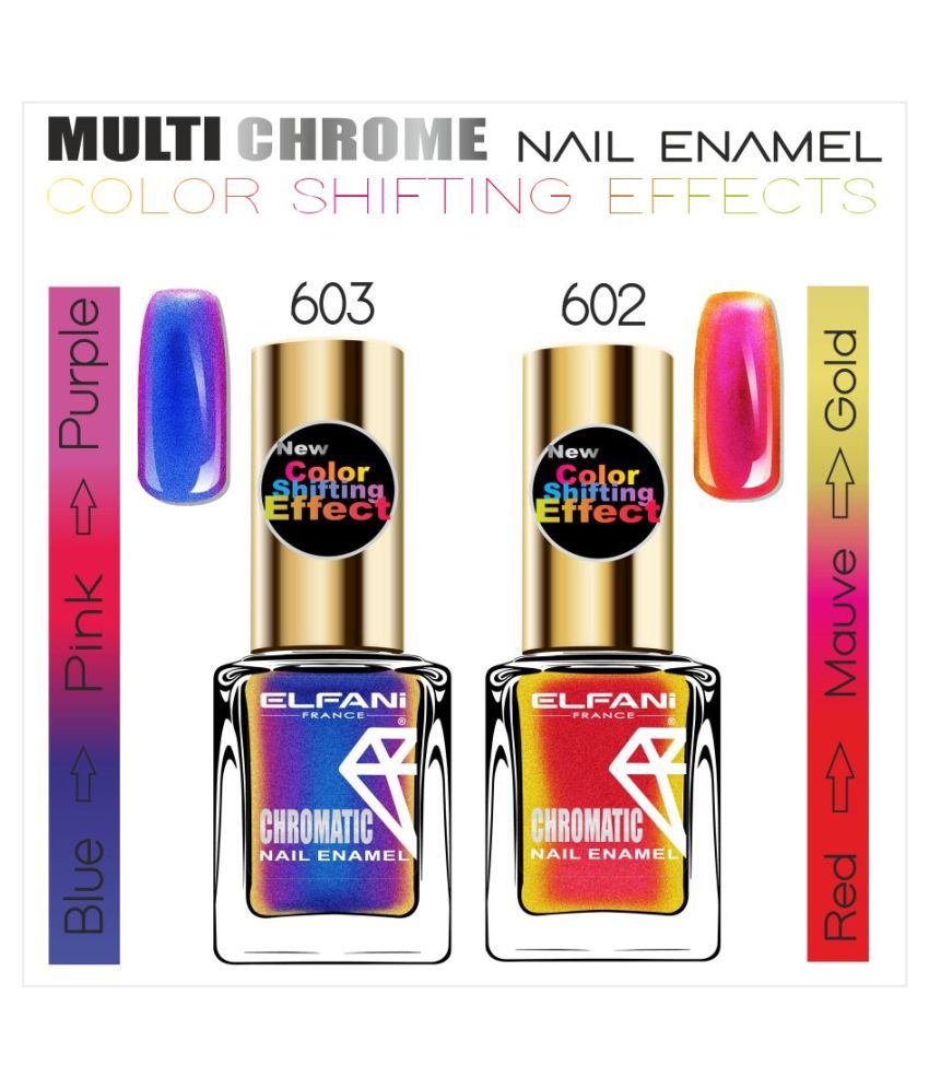     			Elfani Nail Polish Multi Shimmer 18 mL