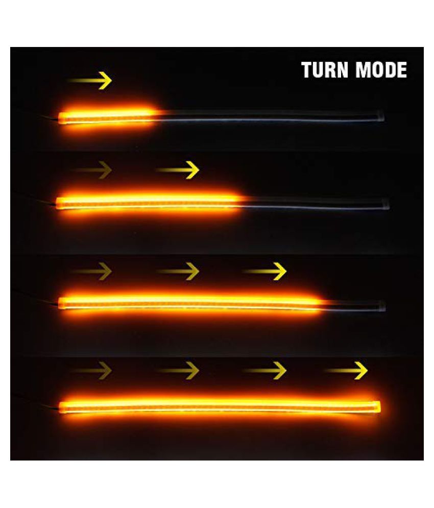 Neeb Traders Tata Vista Manza Car Led Strip Headlight White Daytime