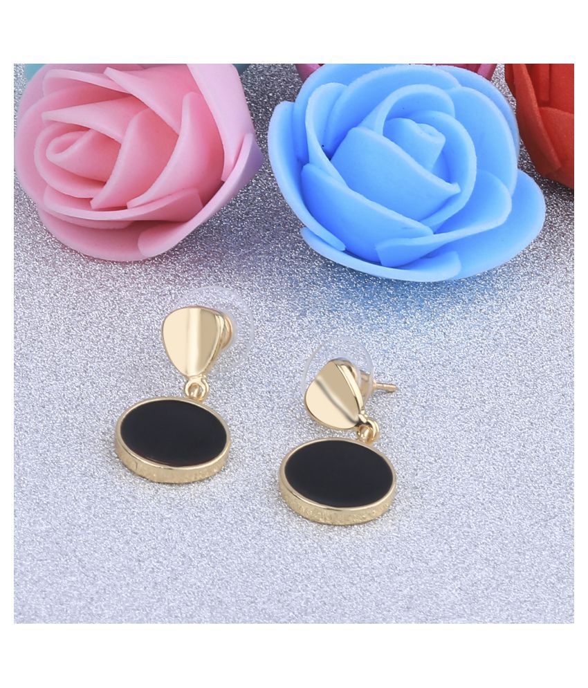    			SILVER SHINE Attractive Gold Plated Stylish Party Wear Stud Earring For Women Girl