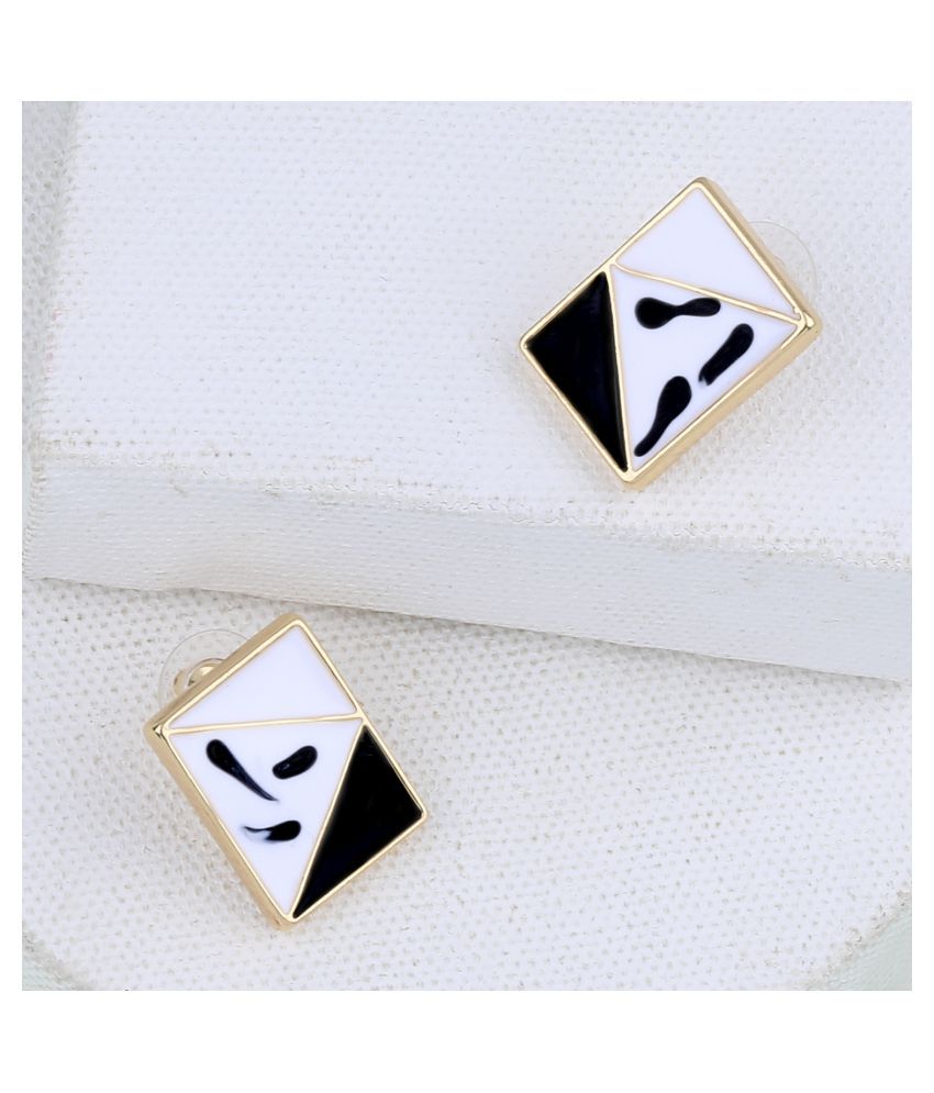     			SILVER SHINE Stylish Party Wear Different Designe Studs Earring For Women Girl