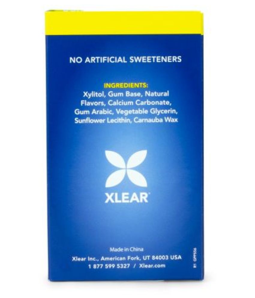 Xlear Xylitol Natural Peppermint Chewing Gum 95 gm Buy Xlear Xylitol