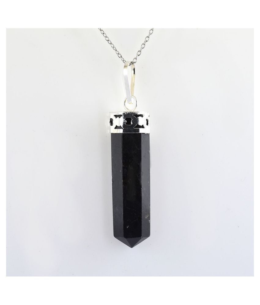 black agate pendant