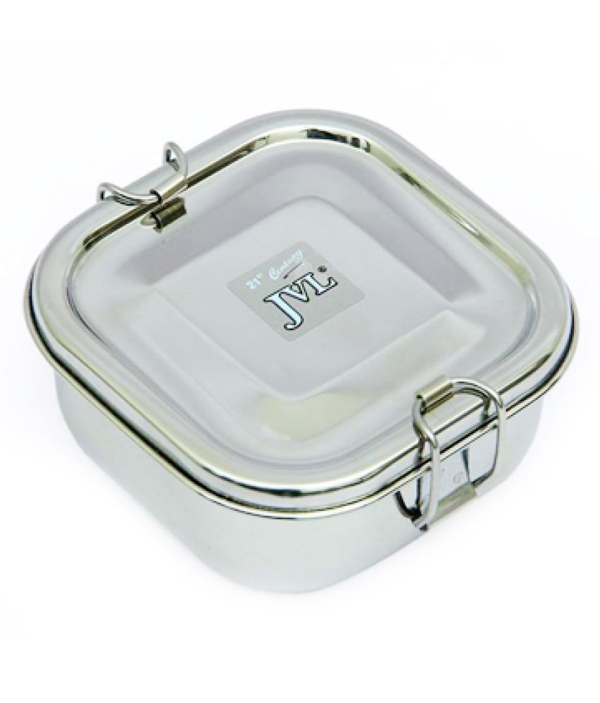 JVL Silver Stainless Steel Lunch Box Buy Online at Best Price in India