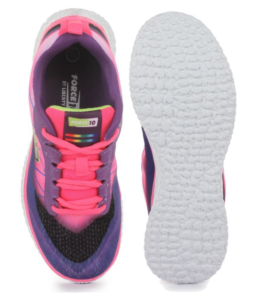 FORCE 10 By Liberty Purple Running Shoes Price in India